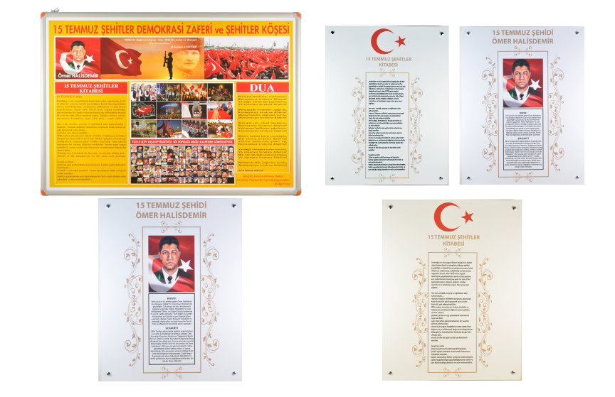 Duvara Monte Laminant Yazı Tahtası