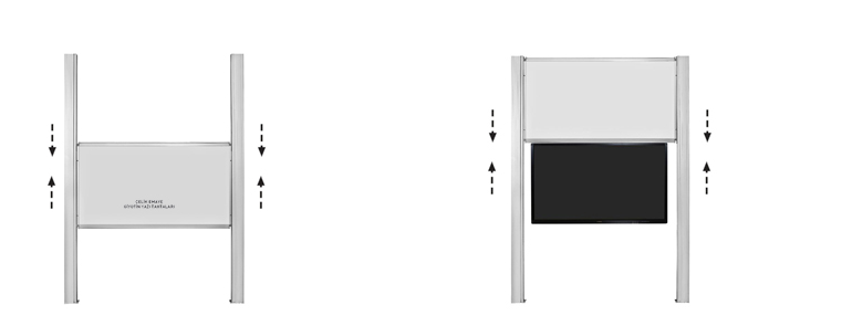 Duvara Monte Laminant Yazı Tahtası